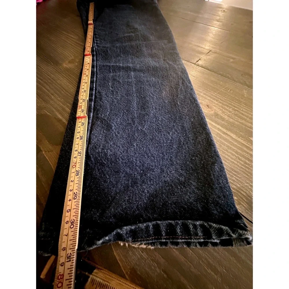 Wrangler 20X Dark Wash Denim Straight Leg Jeans Western Cowboy Men's Size 35x32